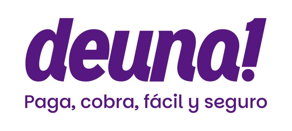 deuna logotipo + slogan